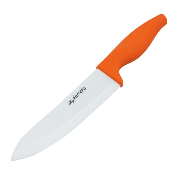 Нож Luigi Ferrero FR-1706C 16cm, керамика, оранжев