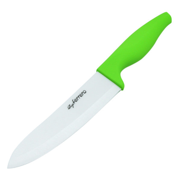 Нож Luigi Ferrero FR-1706C 16cm, керамика, зелено 104920