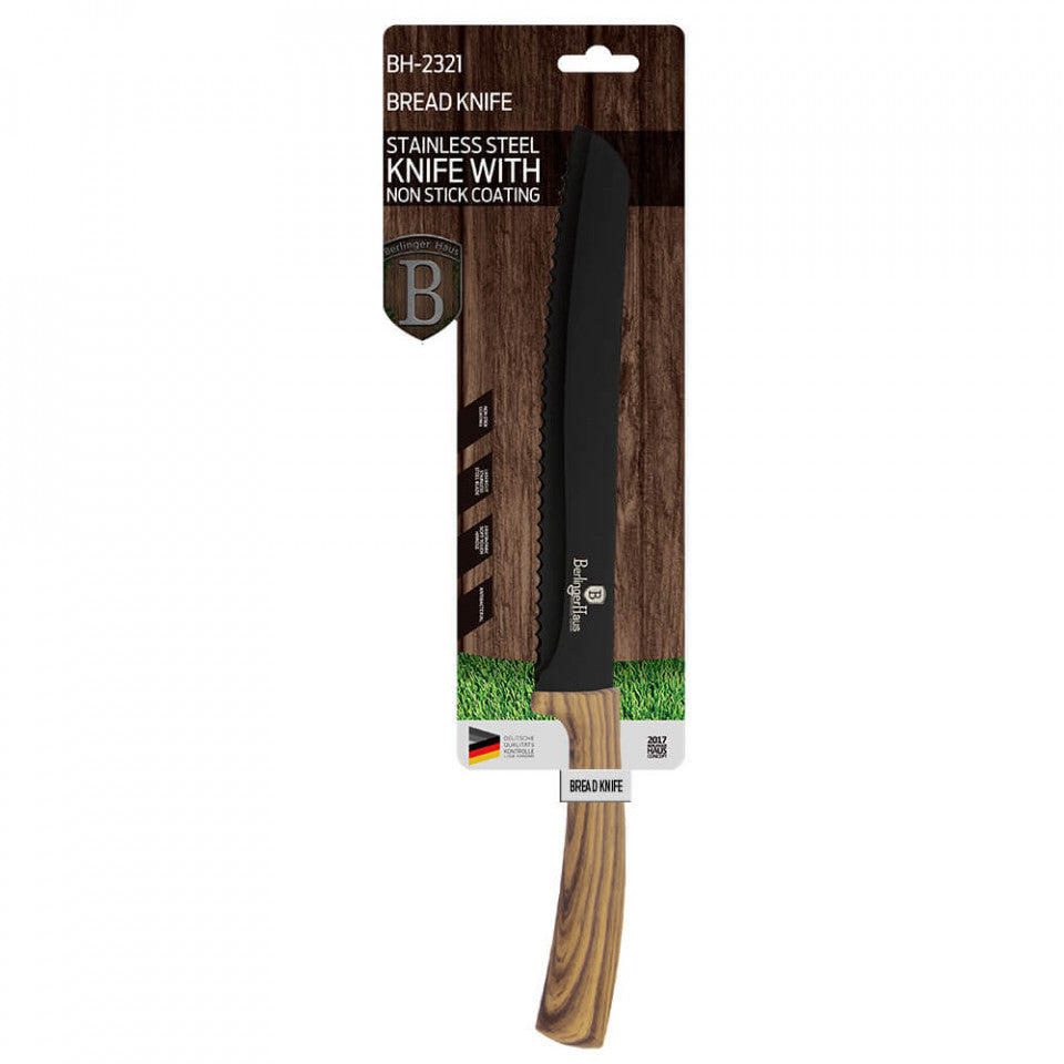 Нож за хляб от неръждаема стомана Forest Brown Light Berlinger Haus BH 2321