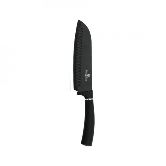 Нож Santoku 17.5 cm от неръждаема стомана Black Silver Collection Berlinger Haus BH 2376