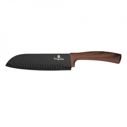 Нож Santoku 17.5 cm от неръждаема стомана Ebony Rosewood Collection Berlinger Haus BH 2312