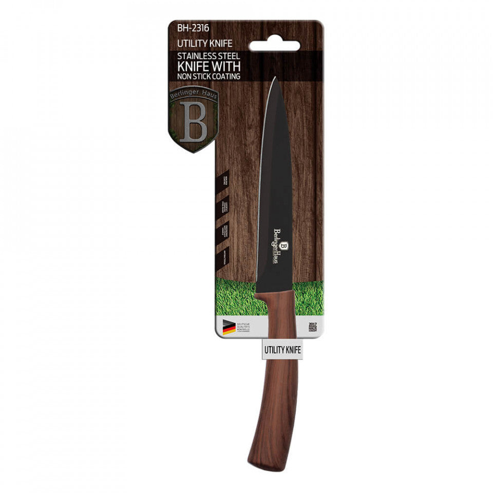 Нож за многофункционална употреба от неръждаема стомана Ebony Rosewood Collection Berlinger Haus BH 2316