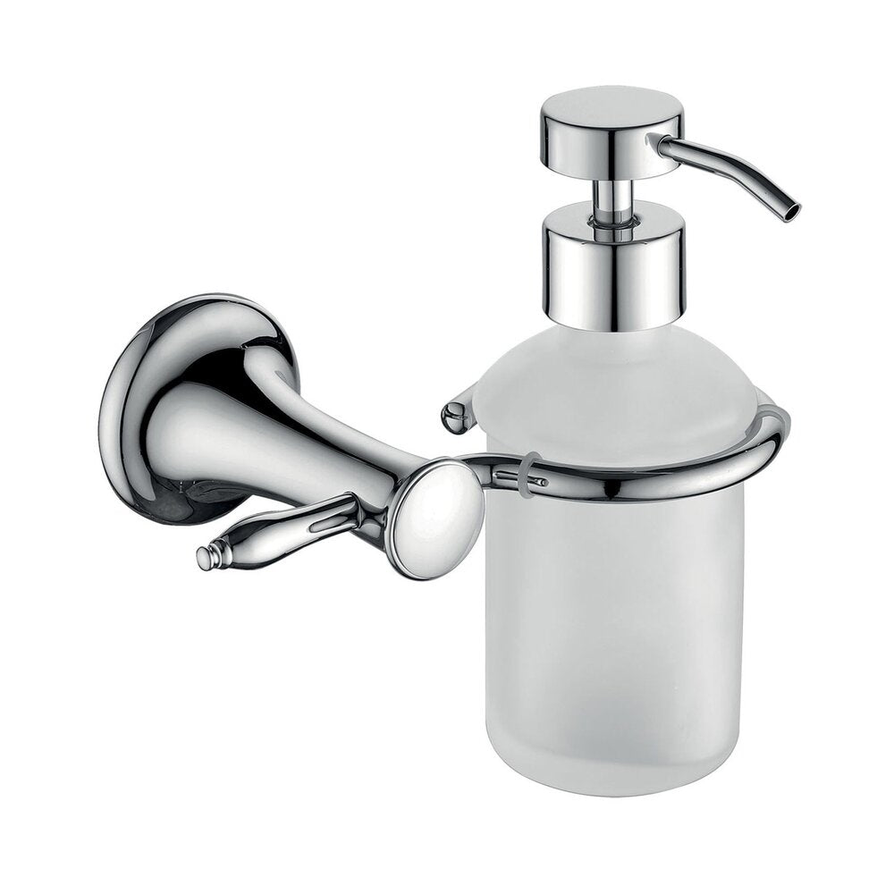 Диспенсер за течен сапун Ferro Retro бял - хром
