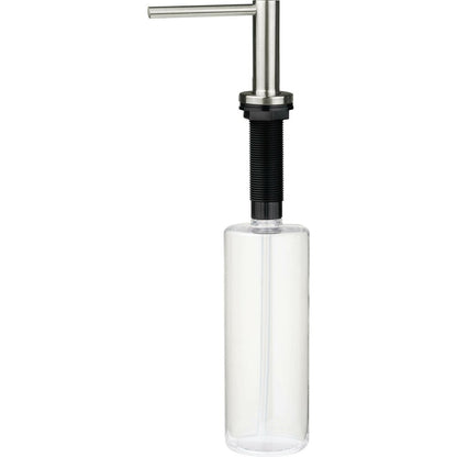 Deante Long Spout Detergent Dispenser Brushed Chrome