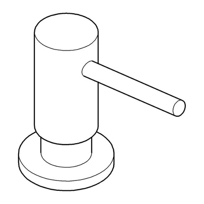 Grohe Cosmopolitan Soap Dispenser in Supersteel Finish