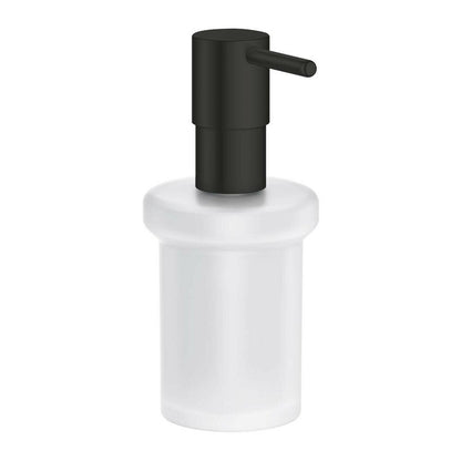 Matte black dispenser Grohe Essentials