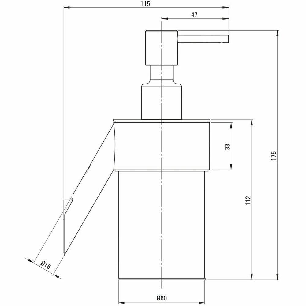 Deante Silia Soap Dispenser