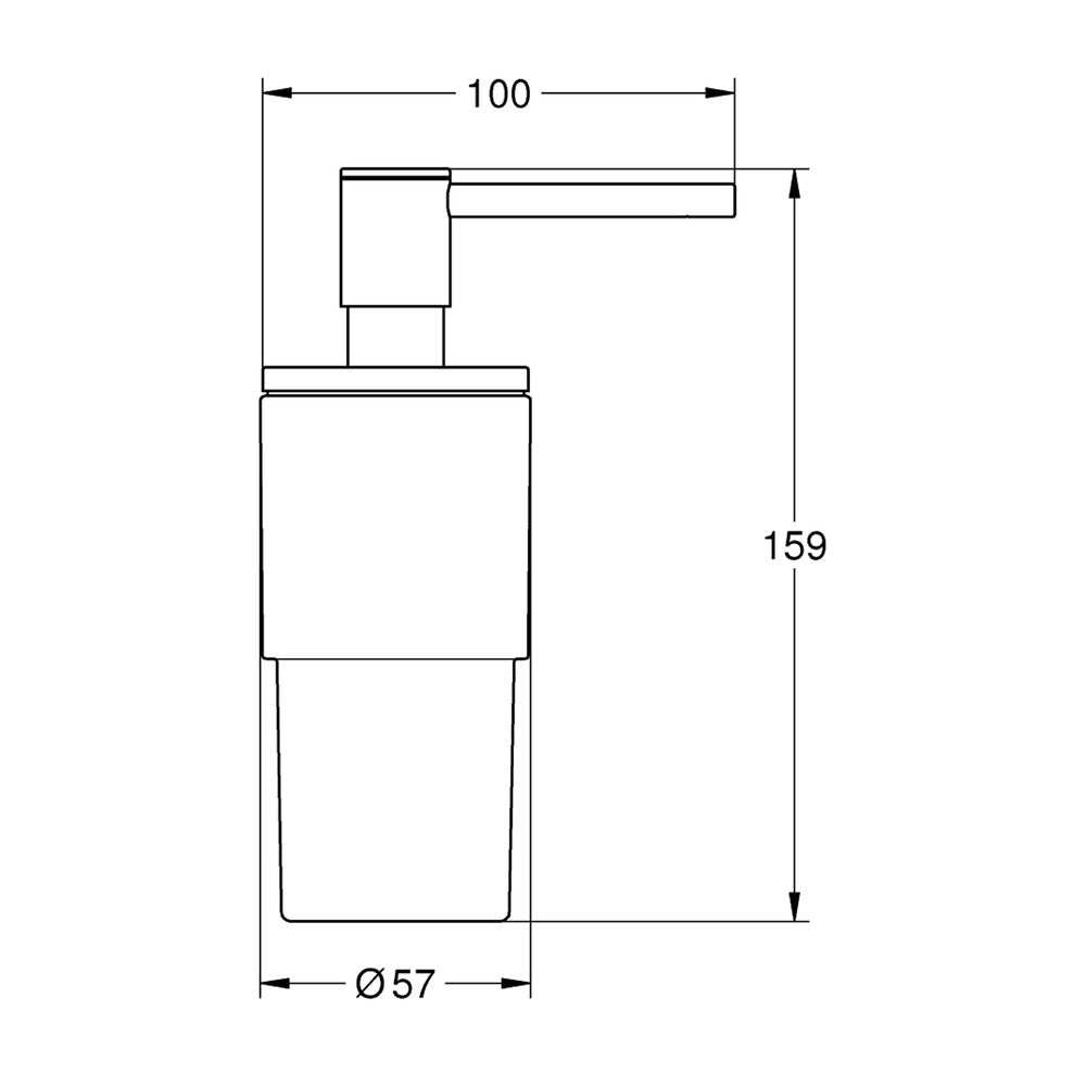Grohe Atrio Liquid Soap Dispenser in Polished Cool Sunrise