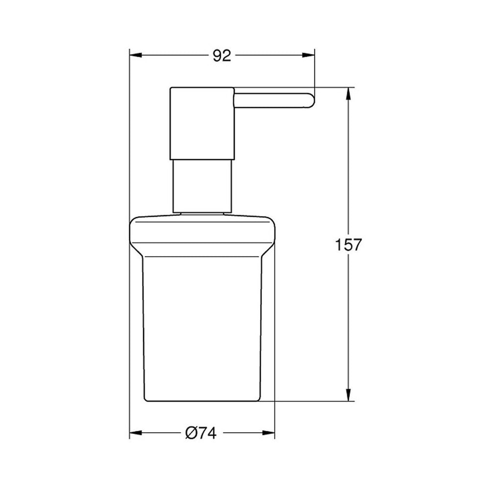 Grohe Essentials Liquid Soap Dispenser in Cool Sunrise
