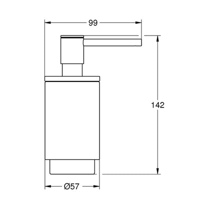 Grohe Selection Liquid Soap Dispenser Brushed Supersteel