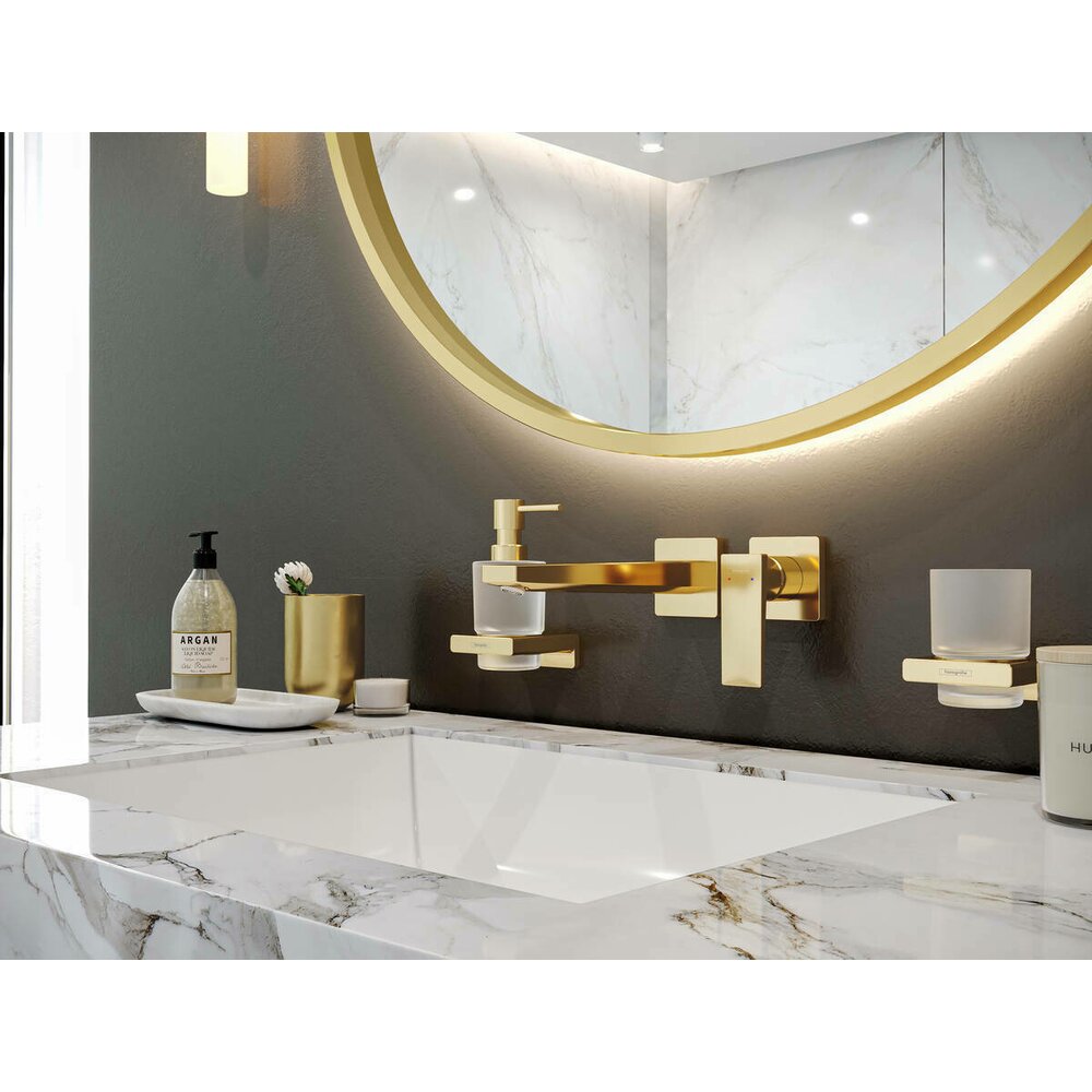 Hansgrohe AddStoris Glossy Gold Liquid Soap Dispenser