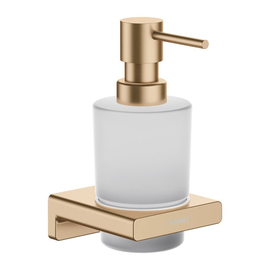 Hansgrohe AddStoris Liquid Soap Dispenser in Brushed Bronze