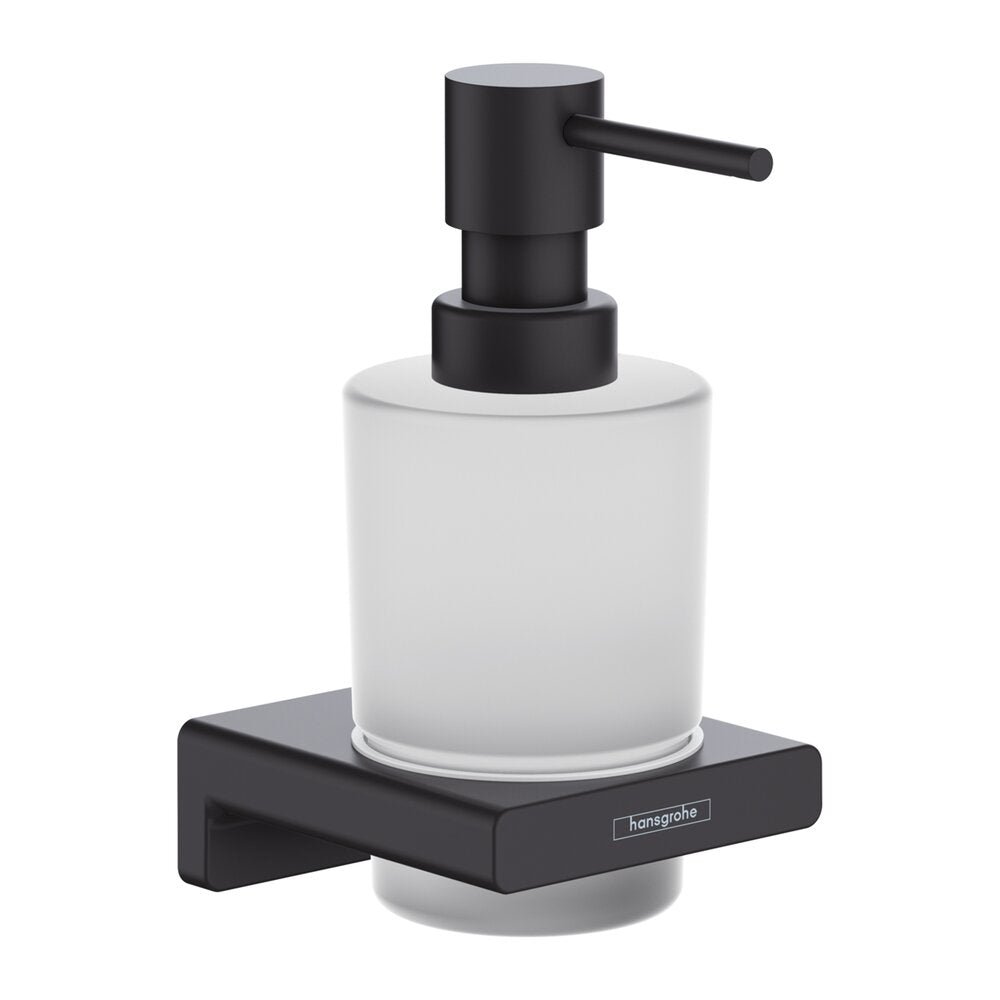 Hansgrohe AddStoris Matte Black Liquid Soap Dispenser