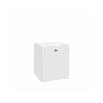 Wall-mounted bathroom cabinet with soft-close drawer matte white Defra Isole 50 cm