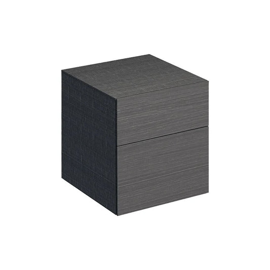 Стенен шкаф за баня Geberit Xeno2 сив 2 чекмеджета 45 см