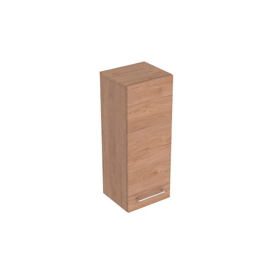 Geberit Selnova Square Wall-Mounted Bathroom Cabinet Light Walnut 85 cm