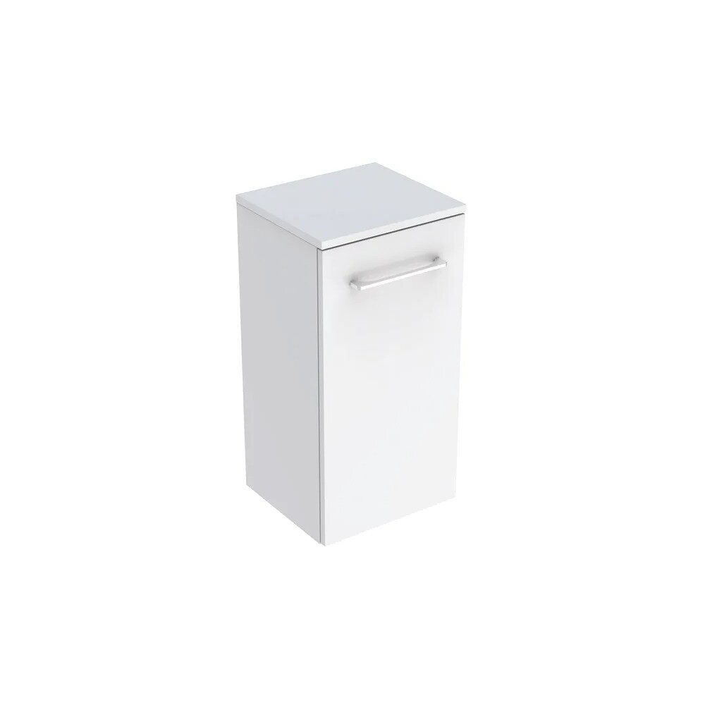 Wall-Mounted Bathroom Cabinet for Sink Geberit Selnova Square White 1 Door 33 cm