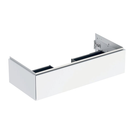 Geberit One Wall-Mounted Base Cabinet Glossy White 105 cm
