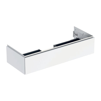 Geberit One Wall-Mounted Base Cabinet Glossy White 120 cm