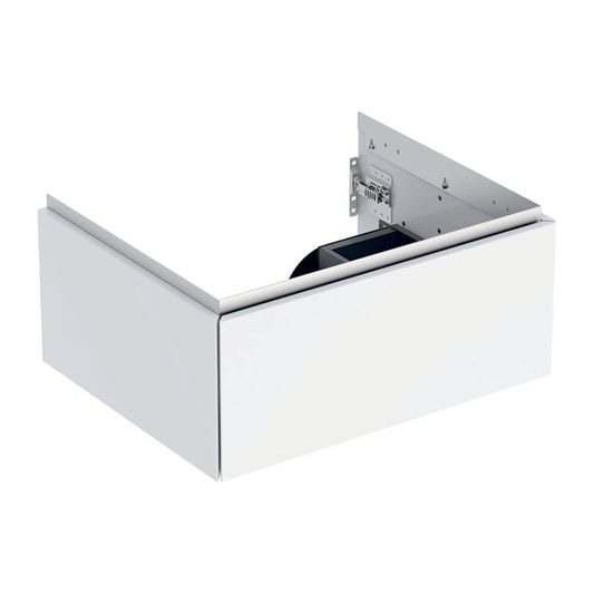 Geberit One Wall-Mounted Base Cabinet Glossy White 60 cm