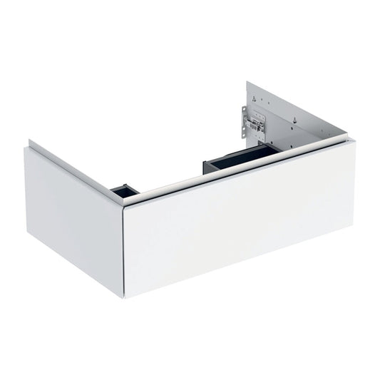 Geberit One Wall-Mounted Base Cabinet Glossy White 75 cm