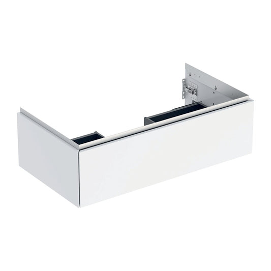 Geberit One Wall-Mounted Base Cabinet Glossy White 90 cm