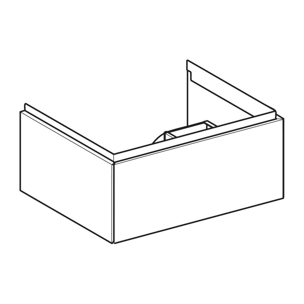 Geberit One Wall-Mounted Base Cabinet Matte White 60 cm