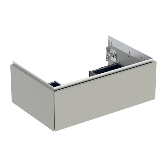 Geberit One Wall-Mounted Base Cabinet Matte Greige 75 cm