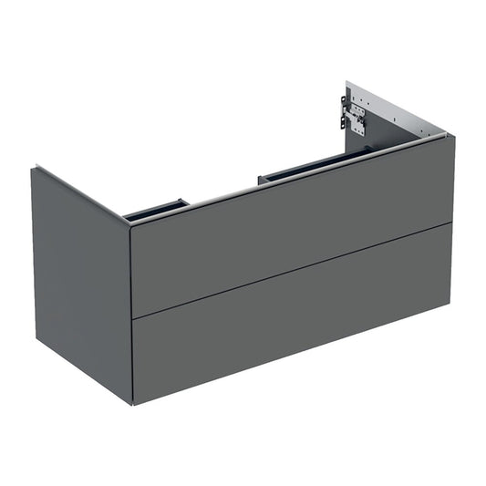 Geberit One Wall-Mounted Base Cabinet with Matte Finish 105 cm and 2 Drawers