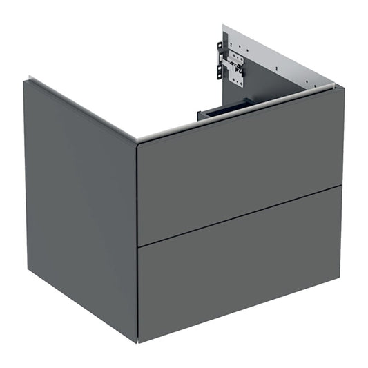 Geberit One Wall-Mounted Base Cabinet Matte 60 cm with 2 Drawers
