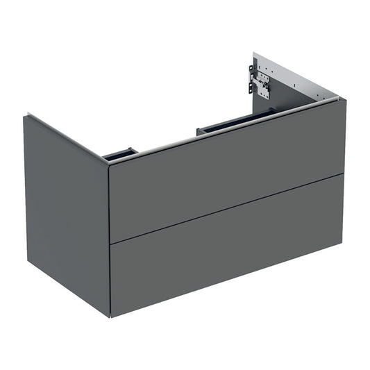 Geberit One Wall-Mounted Base Cabinet Matte 90 cm with 2 Drawers