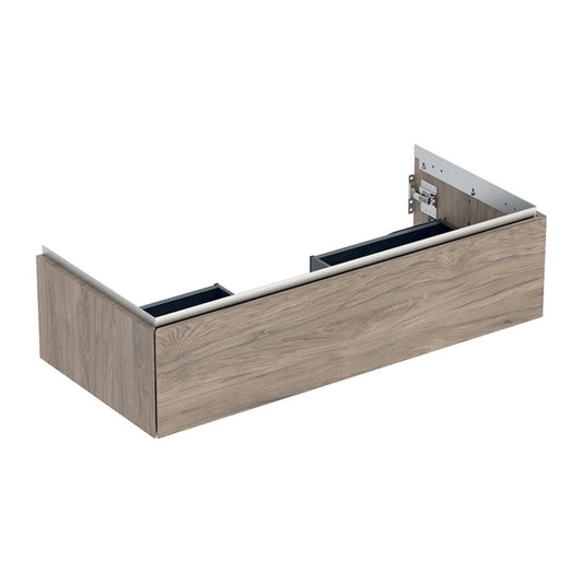 Geberit One Wall-Mounted Base Cabinet American Walnut Hickory 105 cm