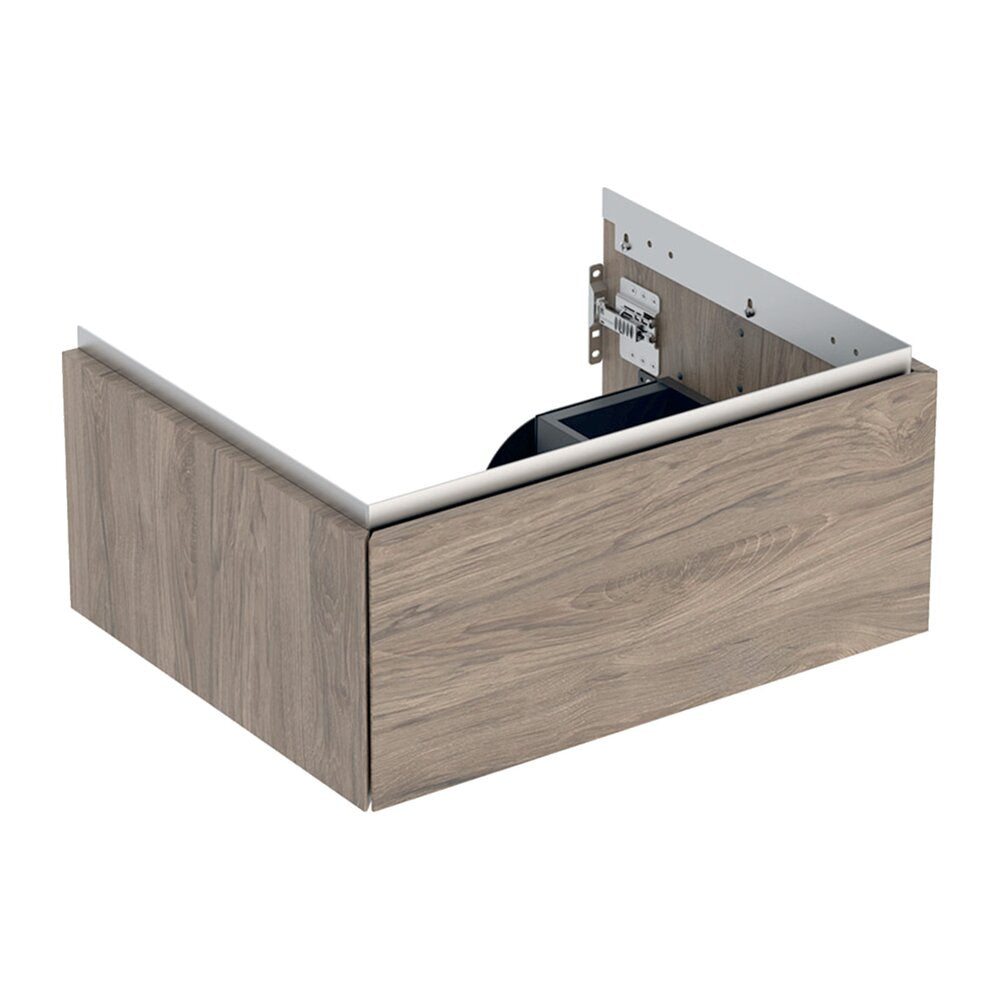 Geberit One Wall-Mounted Base Cabinet American Walnut Hickory 60 cm