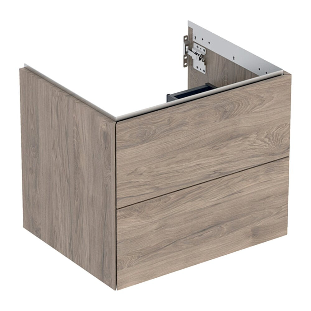 Стенен шкаф Geberit One американски орех Hickory 60 см с 2 чекмеджета