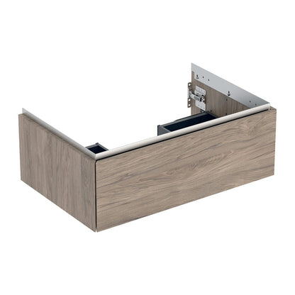 Geberit One Wall-Mounted Base Cabinet American Walnut Hickory 75 cm