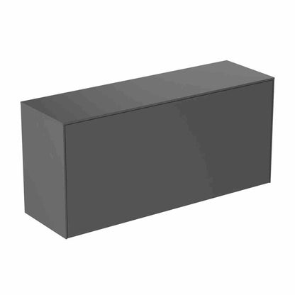 Wall-mounted base cabinet Ideal Standard Atelier Conca 1 drawer with countertop 120 cm matte anthracite