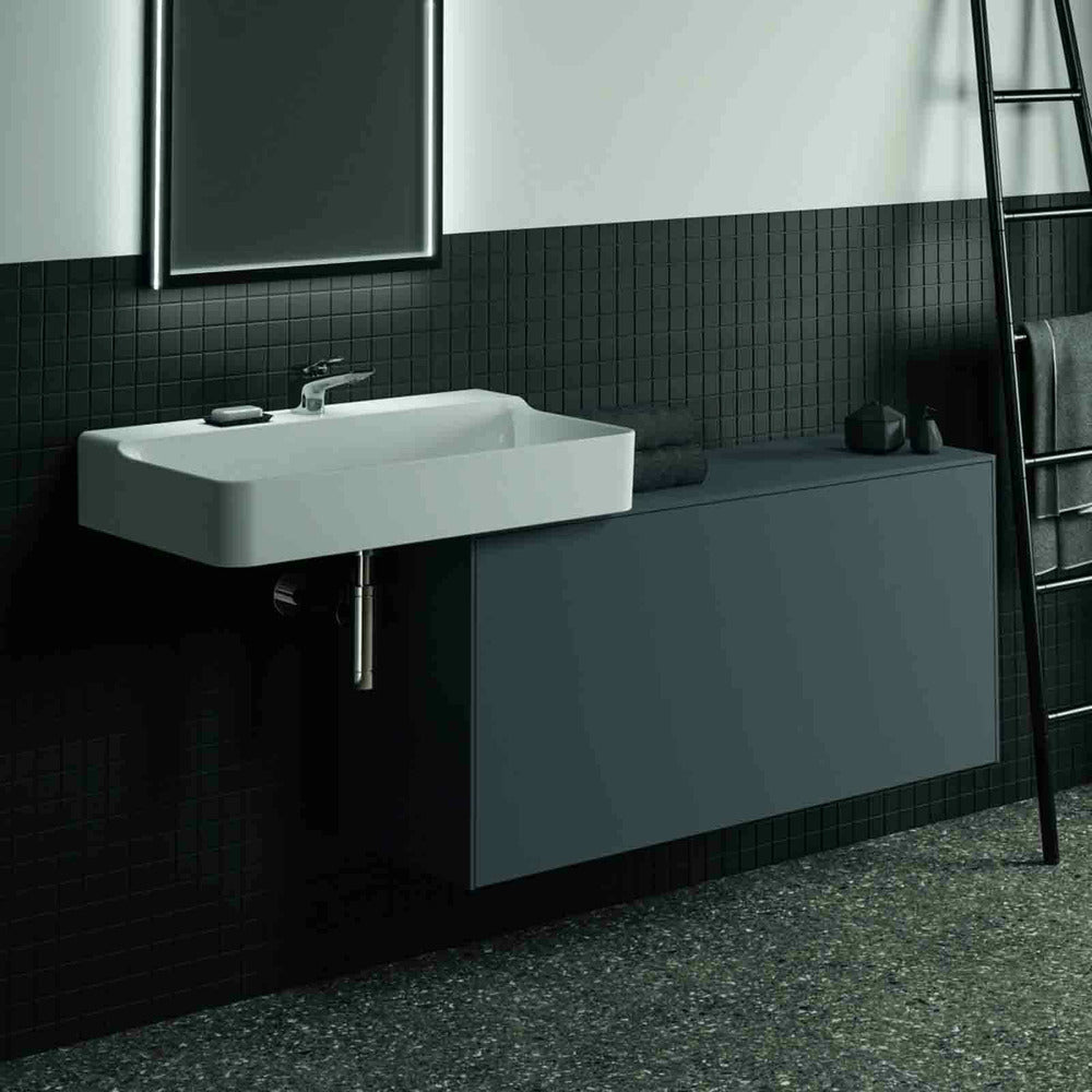 Wall-mounted base cabinet Ideal Standard Atelier Conca 1 drawer with countertop 120 cm matte anthracite