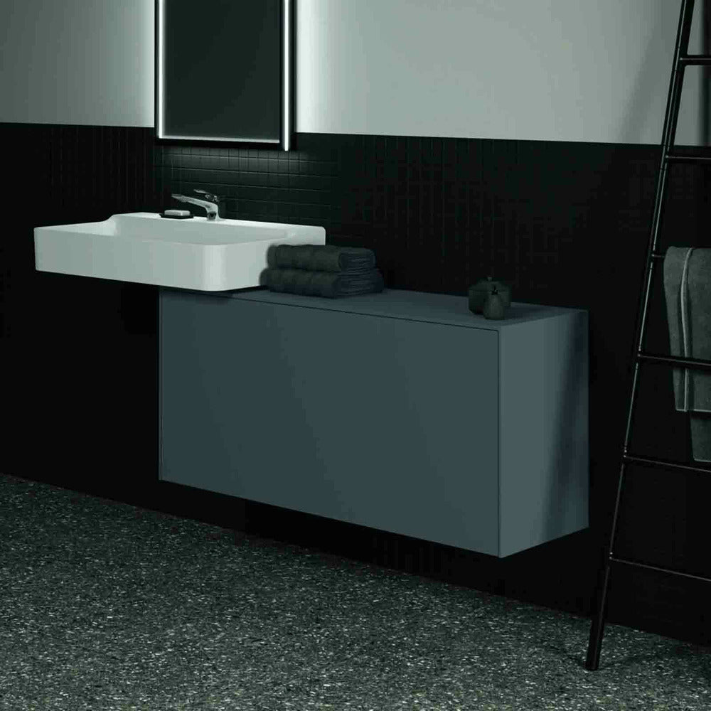 Wall-mounted base cabinet Ideal Standard Atelier Conca 1 drawer with countertop 120 cm matte anthracite