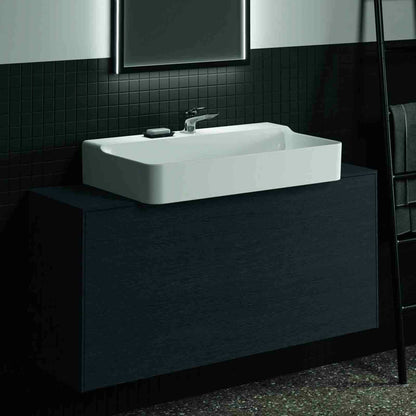 Долна шкаф-полка Ideal Standard Atelier Conca 1 чекмедже и плот с централно изрязване 120 см, завършек дъб тъмен