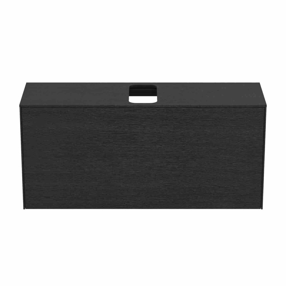 Долна шкаф-полка Ideal Standard Atelier Conca 1 чекмедже и плот с централно изрязване 120 см, завършек дъб тъмен
