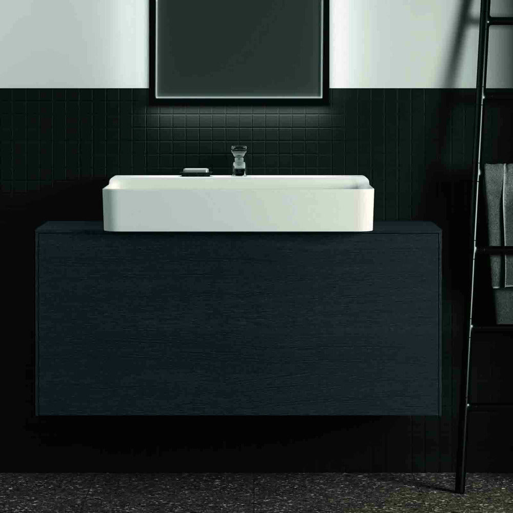 Долна шкаф-полка Ideal Standard Atelier Conca 1 чекмедже и плот с централно изрязване 120 см, завършек дъб тъмен