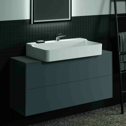 Suspended Base Cabinet Ideal Standard Atelier Conca 2 Drawers 120 cm Matte Anthracite
