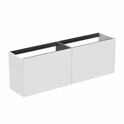 Wall-mounted base cabinet Ideal Standard Atelier Conca 2 drawers 160 cm matte white
