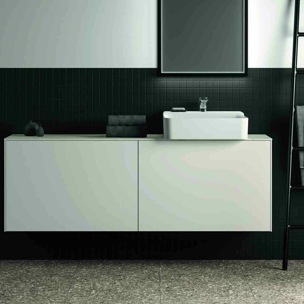 Wall-mounted base cabinet Ideal Standard Atelier Conca 2 drawers 160 cm matte white