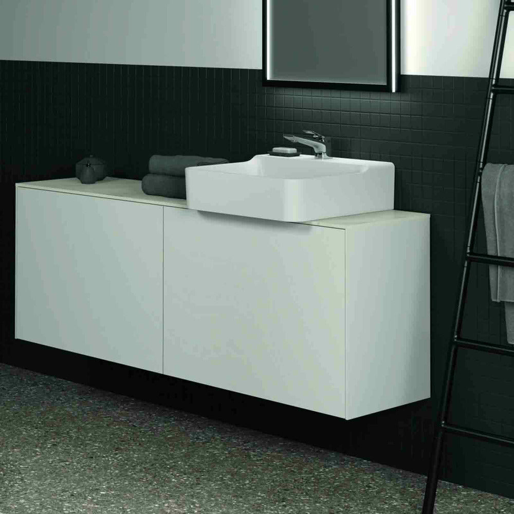 Wall-mounted base cabinet Ideal Standard Atelier Conca 2 drawers 160 cm matte white