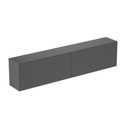 Ideal Standard Atelier Conca Wall-Hung Base Cabinet 2 Drawers with Top 240 cm Matte Anthracite