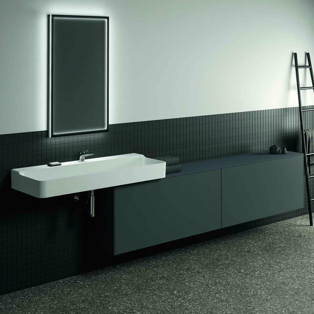 Ideal Standard Atelier Conca Wall-Hung Base Cabinet 2 Drawers with Top 240 cm Matte Anthracite