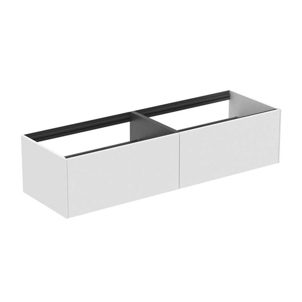 Suspended Base Cabinet Ideal Standard Atelier Conca Matte White 2 Drawers 160 cm