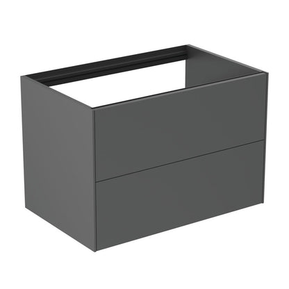 Долна висяща секция Ideal Standard Atelier Conca антрацит мат 2 шкафчета 80 см