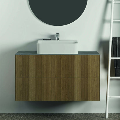 Шкаф за баня Ideal Standard Atelier Conca, тъмен орех, 2 чекмеджета, 100 см